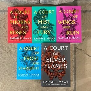 Complete set: A Court of Thorns and Roses by Sarah J. Maas.